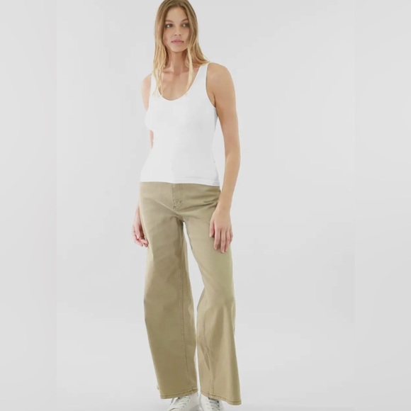 Nikibiki Vintage Reversible Ribbed Tank NS8258 main image 0